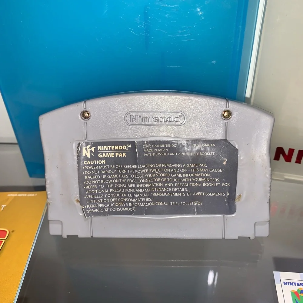 Nintendo 64 video game and manuals bundle